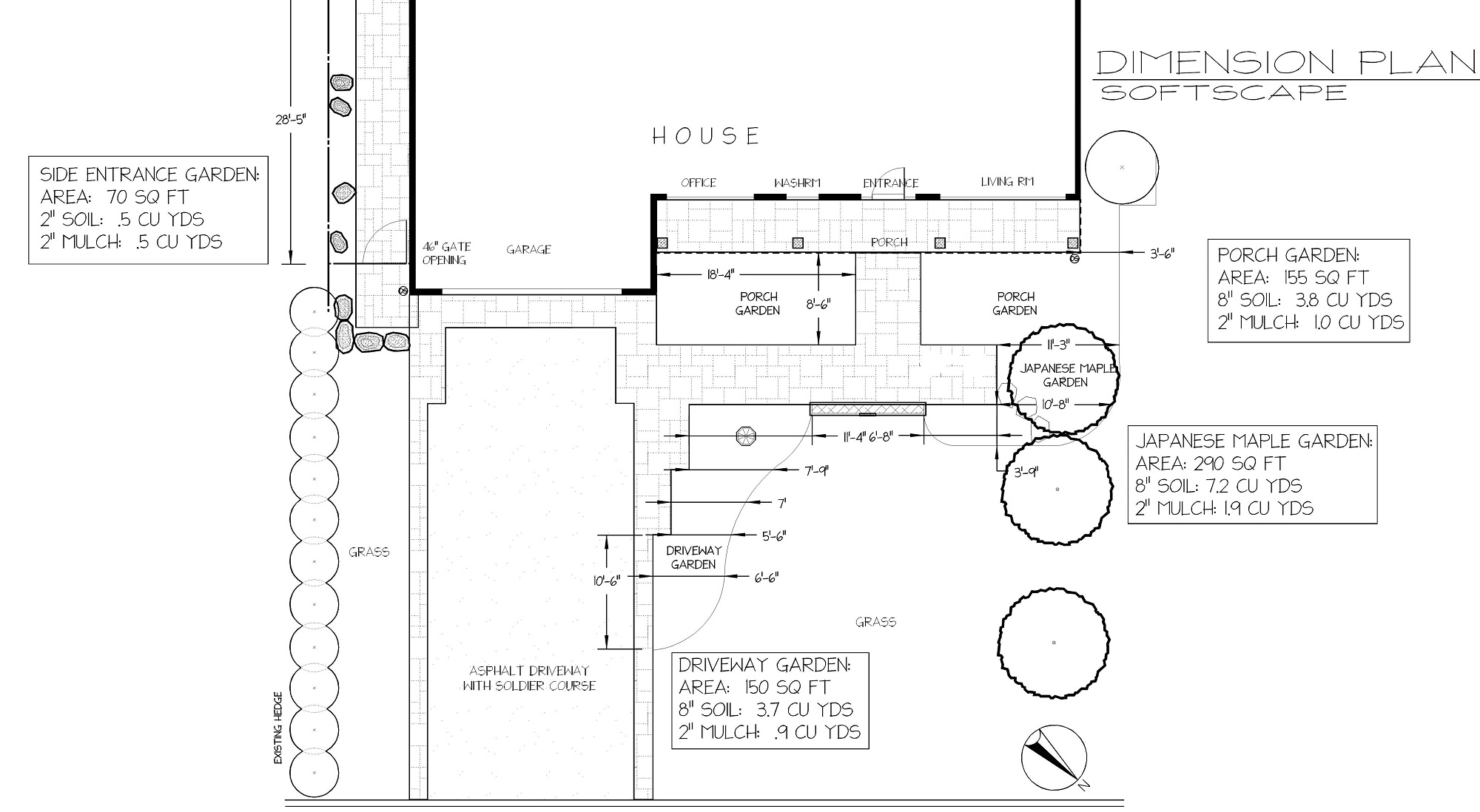 Residential Landscape Design in Burlington, Planting, Working with Home ...